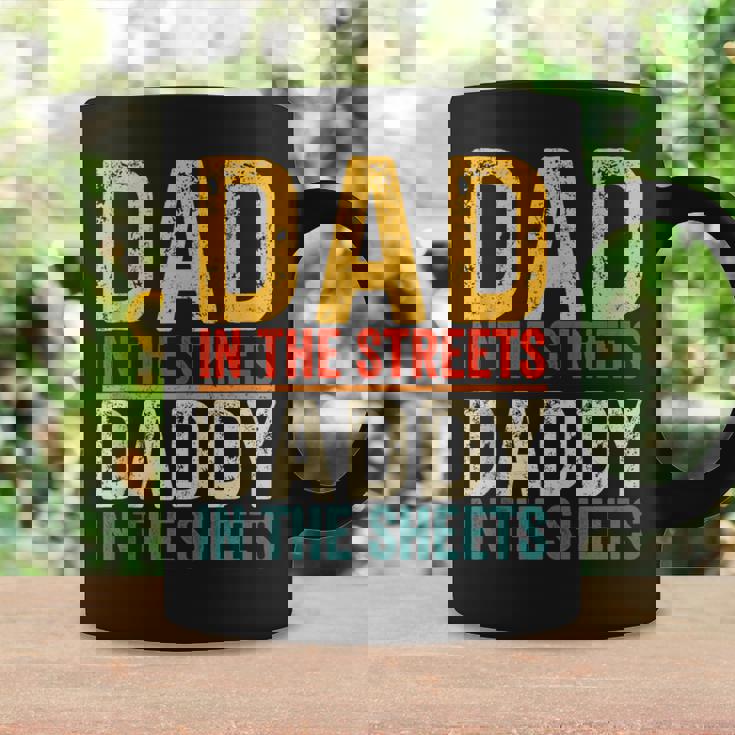 Vintage Dad In The Streets Daddy In The Sheets Father's Day Coffee Mug Gifts ideas