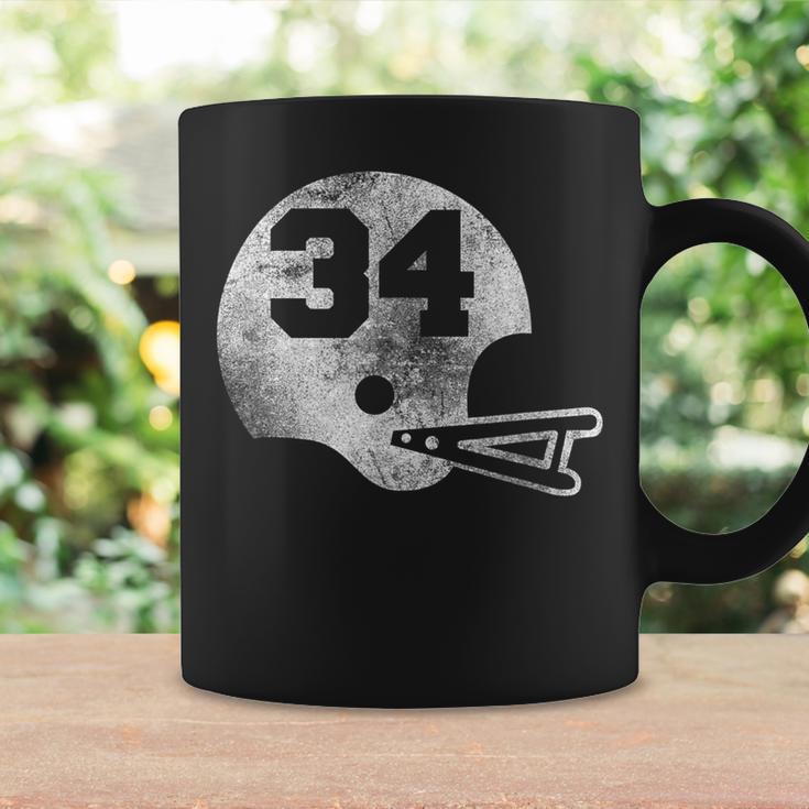 Vintage Football Jersey Number 34 Player Number Coffee Mug Gifts ideas