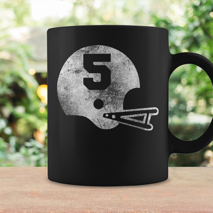 Vintage Football Jersey Number 5 Player Number Coffee Mug Gifts ideas