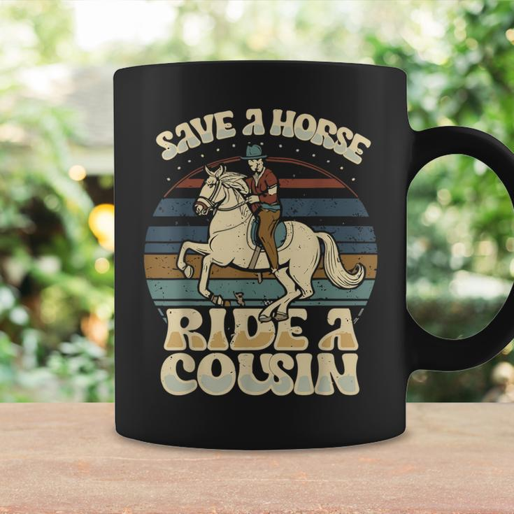 Vintage Sayings Save A Horse Ride A Cousin Coffee Mug Gifts ideas