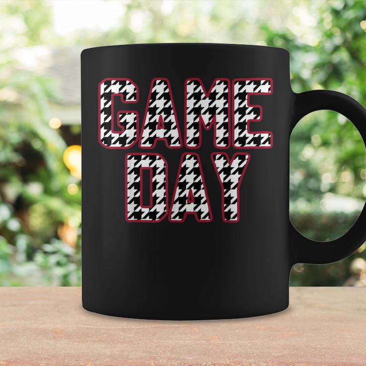 Vintage Game Day Houndstooth Alabama American Football Fans Coffee Mug Gifts ideas