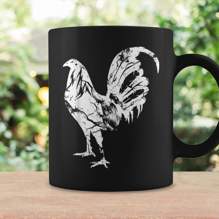 Vintage Game Fowl Rooster Gallero Distressed Coffee Mug Gifts ideas