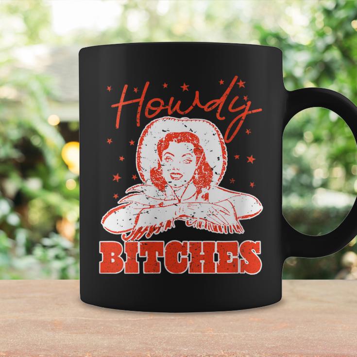 Vintage Howdy Bitches Rodeo Western Country Southern Cowgirl Coffee Mug Gifts ideas