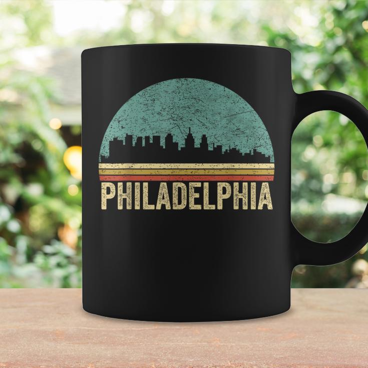 Vintage Philadelphia Skyline Retro Philly Cityline Coffee Mug Gifts ideas
