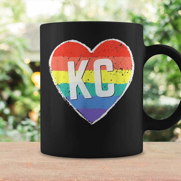 Vintage Rainbow Heart Kc Coffee Mug Gifts ideas