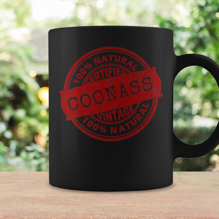 Vintage Red Stamped 100 Certified Coonass Coffee Mug Gifts ideas