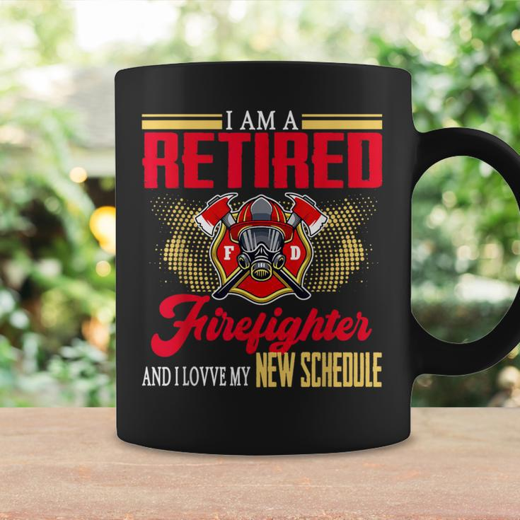 Vintage I Am Retired Firefighter And I Love My New Schedule Coffee Mug Gifts ideas