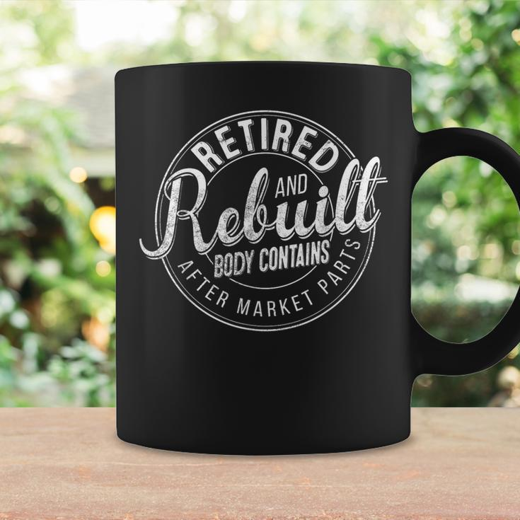 Vintage Retired And Rebuilt Body Contains Retirement Coffee Mug Gifts ideas