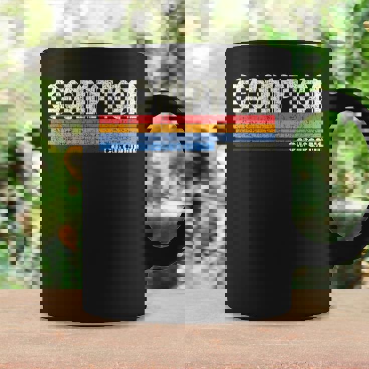 Vintage Retro 70S 80S Style Hometown Of Compton Ca Coffee Mug Gifts ideas