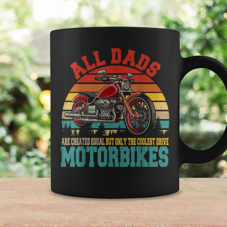 Vintage Retro The Coolest Dads Drive Motorbikes Father's Day Coffee Mug Gifts ideas