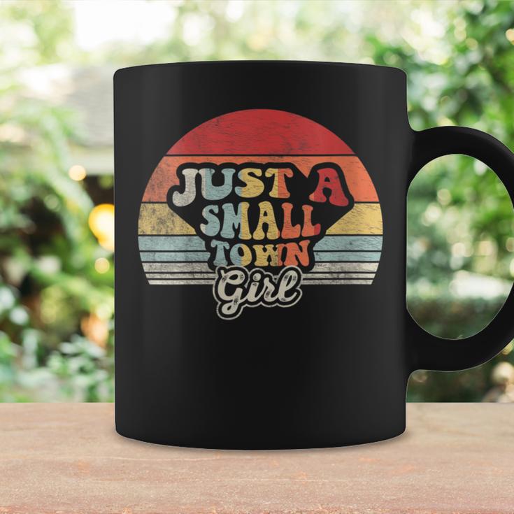 Vintage Retro Just A Small Town Girl Womens Coffee Mug Gifts ideas