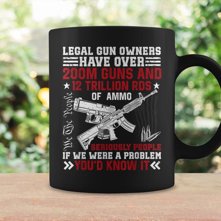 Vintage Retro Legal Gun Owners Have Over 200M Guns On Back Coffee Mug Gifts ideas