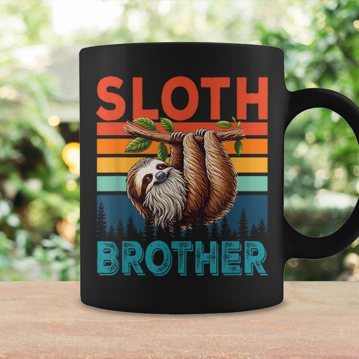 Vintage Retro Sloth Costume Brother Father's Day Animal Coffee Mug Gifts ideas
