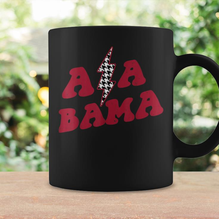 Vintage Retro Style Houndstooth Alabama Football Fans Game Coffee Mug Gifts ideas