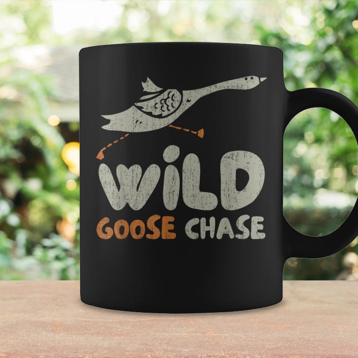 Vintage Retro Wild Goose Chase Silly Goose Goose Bumps Coffee Mug Gifts ideas