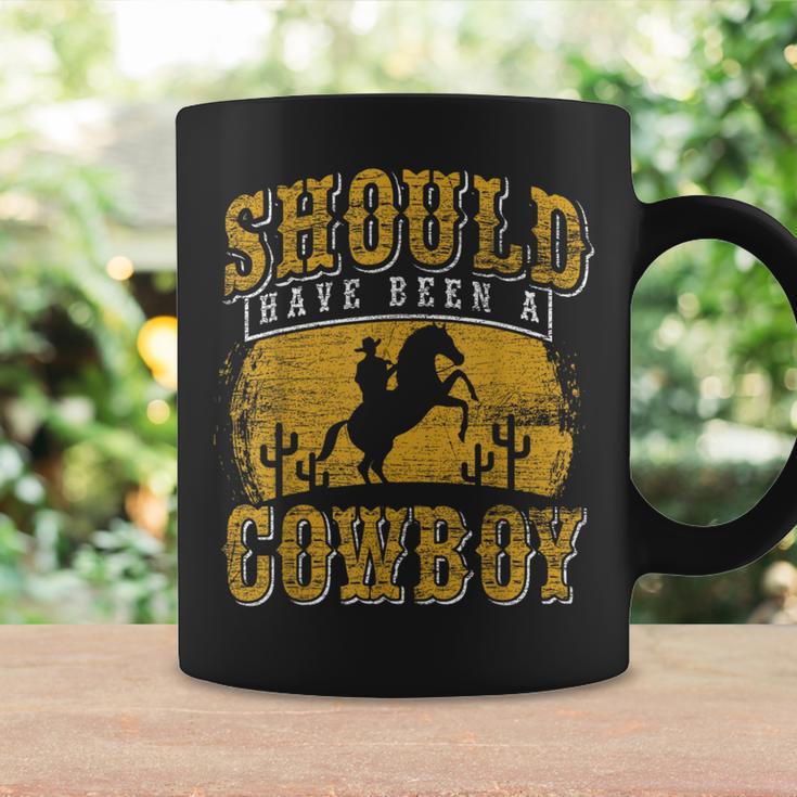 Vintage Rodeo Bull Riding Should Have Been A Cowboy Coffee Mug Gifts ideas