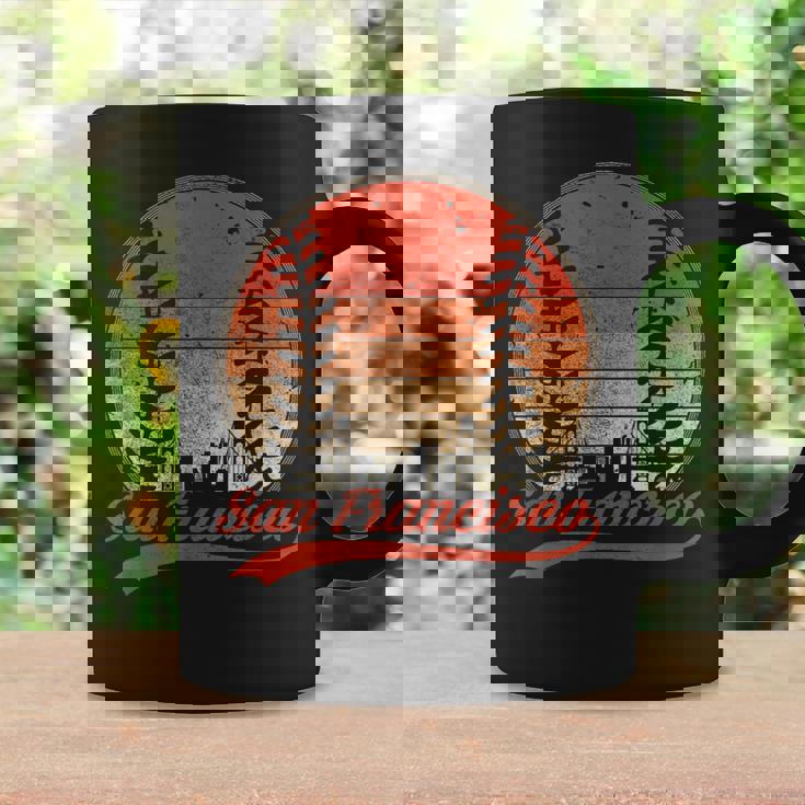 Vintage San Francisco Baseball American Us Flag Coffee Mug Gifts ideas
