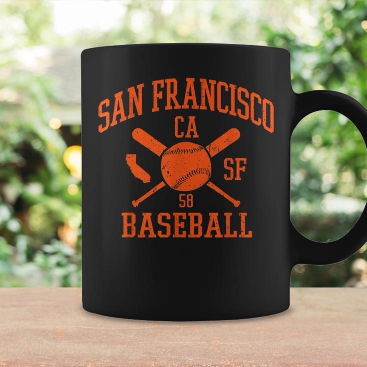 Vintage San Francisco Baseball Sf Retro Game Day Giant Coffee Mug Gifts ideas