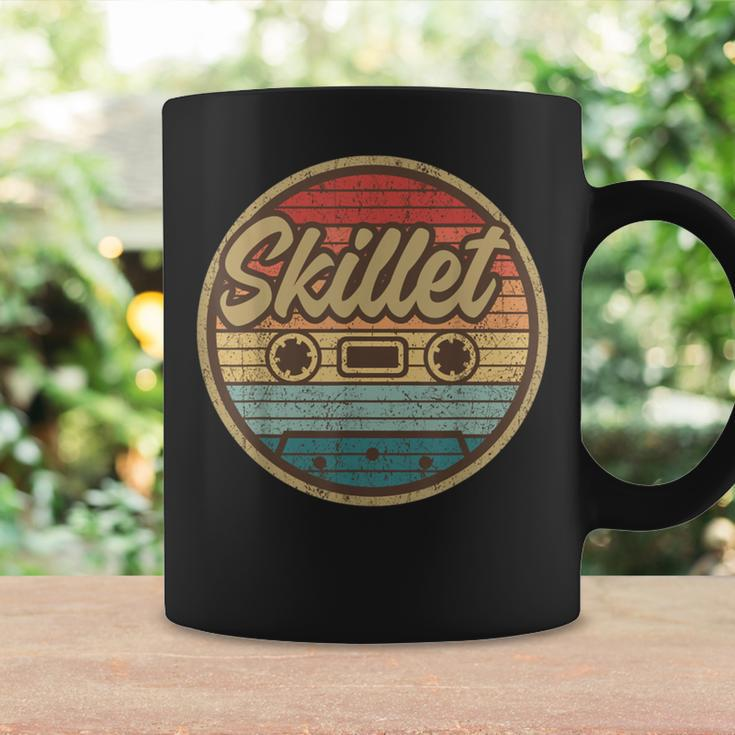 Vintage Skillets Cassette Retro Circle Christian Rock Music Coffee Mug Gifts ideas