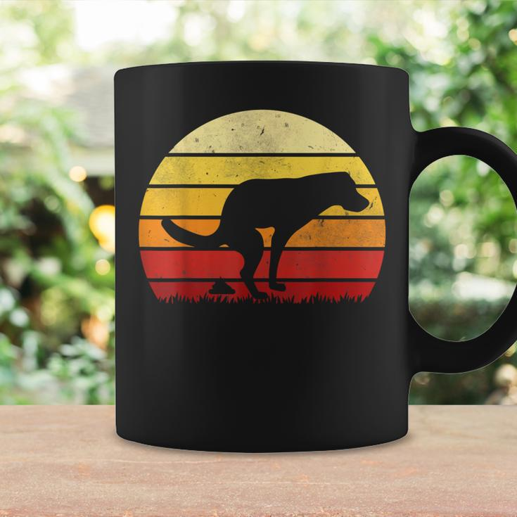 Vintage Sunset Labrador Retro Dog Pooping Old School Classic Coffee Mug Gifts ideas