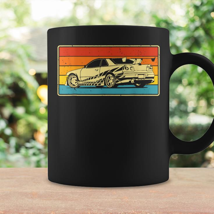 Vintage Tuner Car Skyline Graphic Retro Racing Drift Coffee Mug Gifts ideas