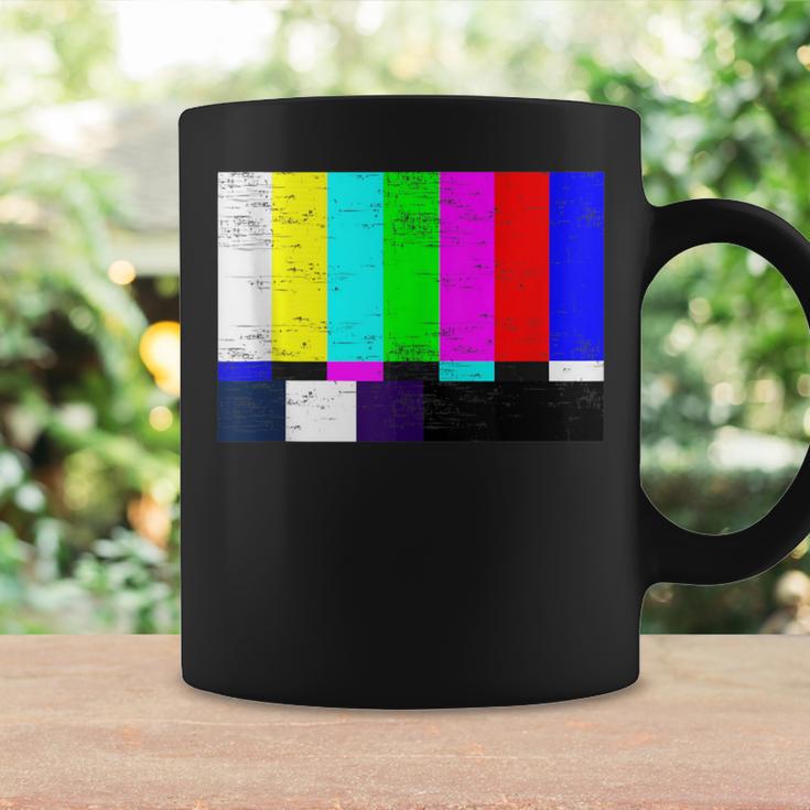 Vintage Tv Test Pattern Color Bars Graphic Presents Coffee Mug Gifts ideas