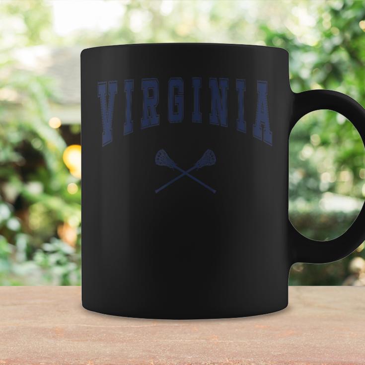 Virginia Lacrosse Vintage Lax Weathered Coffee Mug Gifts ideas