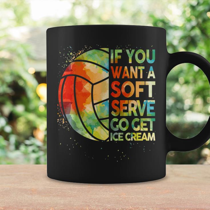 Volleyball- If You Want A Soft Serve N Girl Coffee Mug Gifts ideas