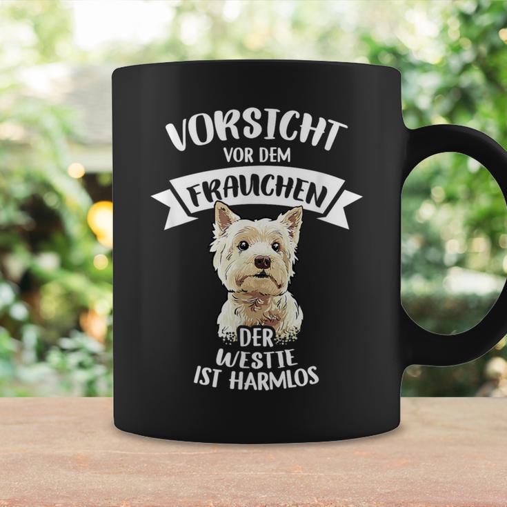 Vorsichtor Dem Frauchen Der Westie Ist Harmlos Gassi Tassen Geschenkideen