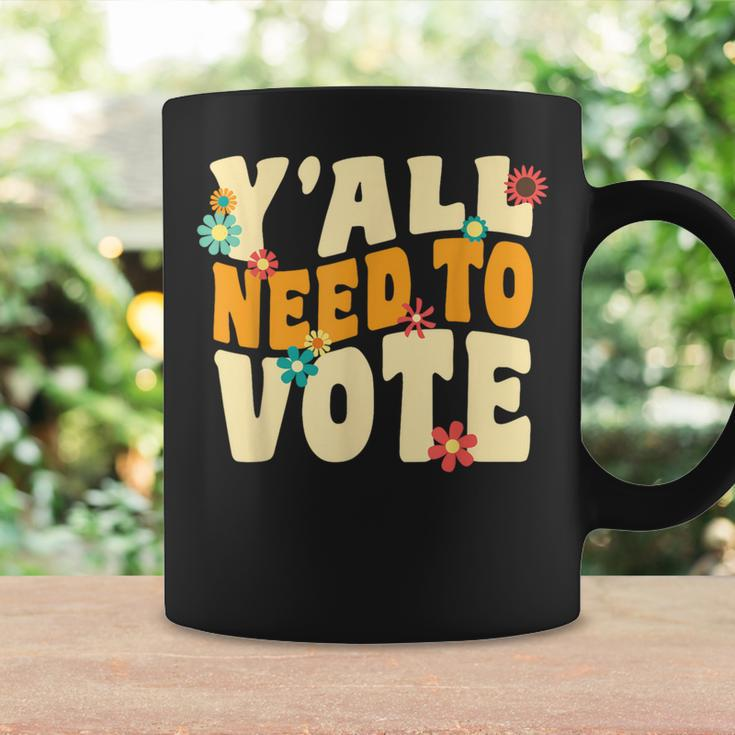 Vote Groovy Retro 70S 1973 Y'all Need To Vote Voting Coffee Mug Gifts ideas