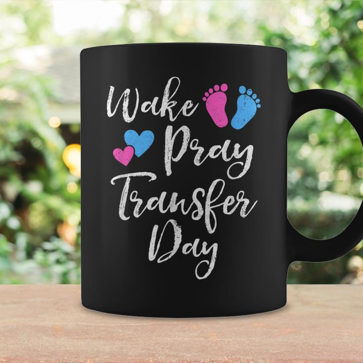 Wake Pray Transfer Day Ivf Vitro Fertilization Mom Women Coffee Mug Gifts ideas