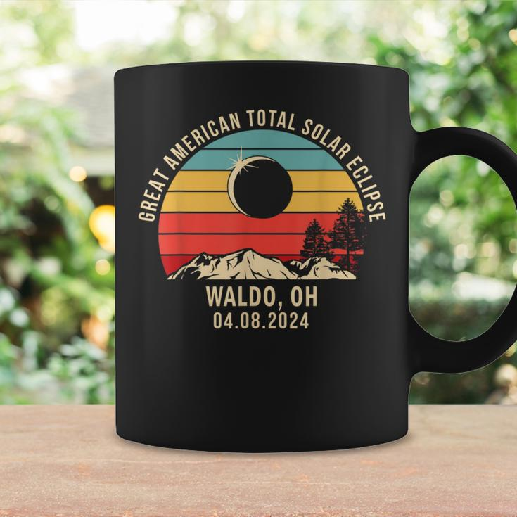 Waldo Oh Ohio Total Solar Eclipse 2024 Coffee Mug Gifts ideas