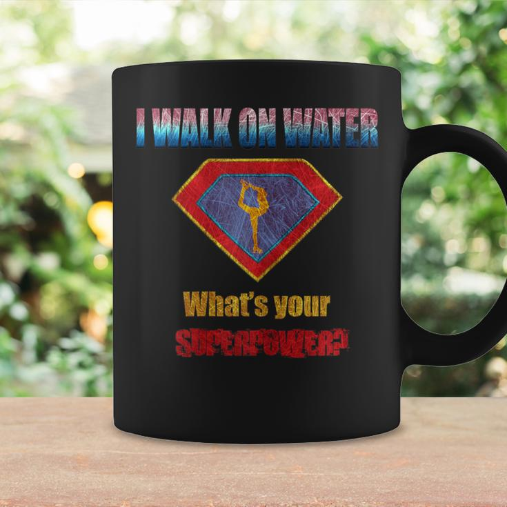 I Walk On Water Figure Skating Superpower DistressedCoffee Mug Gifts ideas