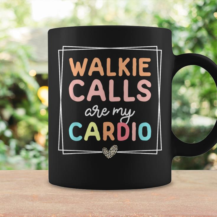 Walkie Calls Are My Cardio Groovy Special Education Teacher Coffee Mug Gifts ideas