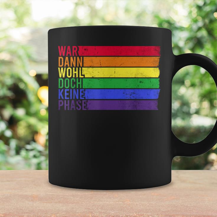 War Wohl Doch Keine Phase Tassen - Regenbogen LGBTQ Flagge Design, Schwarz Geschenkideen