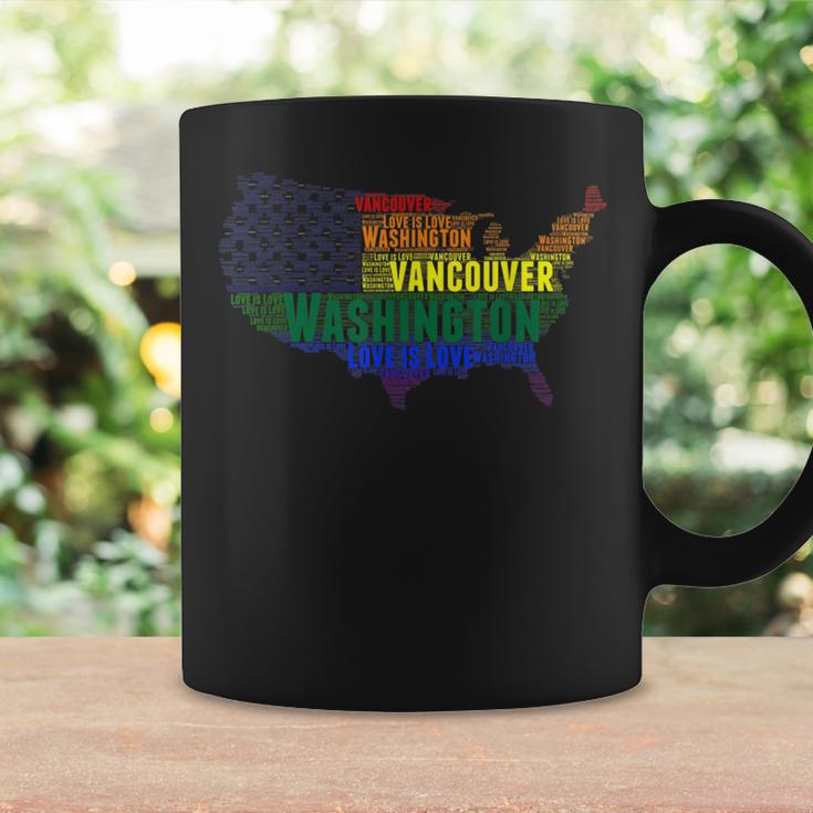 Washington Vancouver Love Wins Equality Lgbtq Pride Coffee Mug Gifts ideas