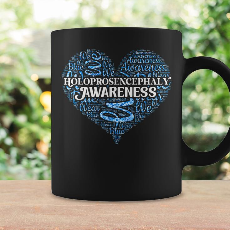 We Wear Blue For Holoprosencephaly Awareness Support Quote Coffee Mug Gifts ideas