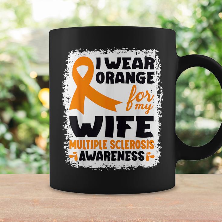 I Wear Orange For My Wife Ms Multiple Sclerosis Awareness Coffee Mug Gifts ideas