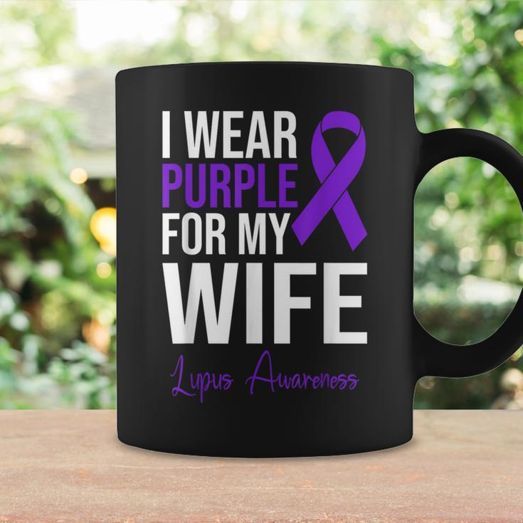 I Wear Purple For My Wife Lupus Warrior Lupus Coffee Mug Gifts ideas