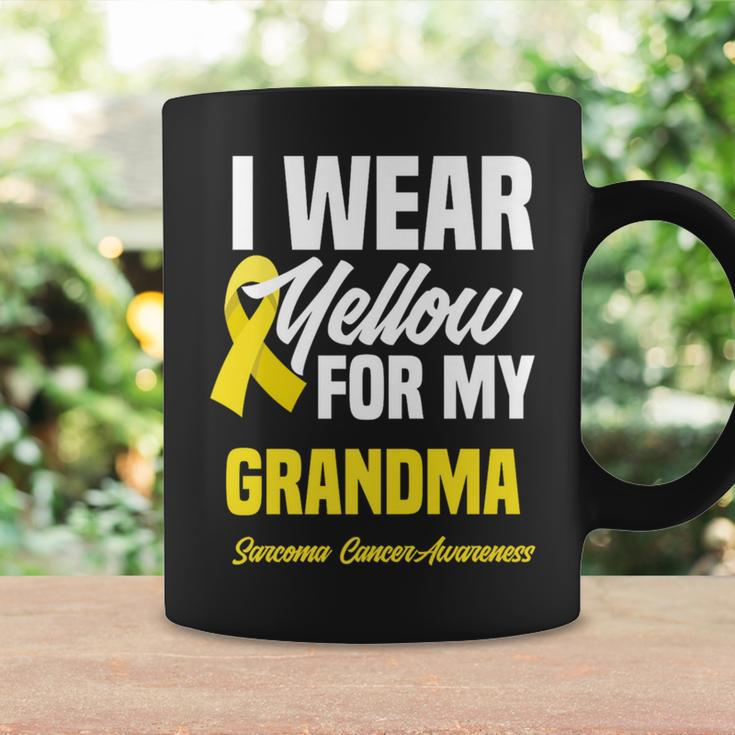 I Wear Yellow For My Grandma Sarcoma Cancer Awareness Coffee Mug Gifts ideas