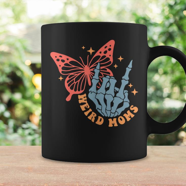 Weird Moms Build Character Mother's Day Mom Groovy Mom Coffee Mug Gifts ideas