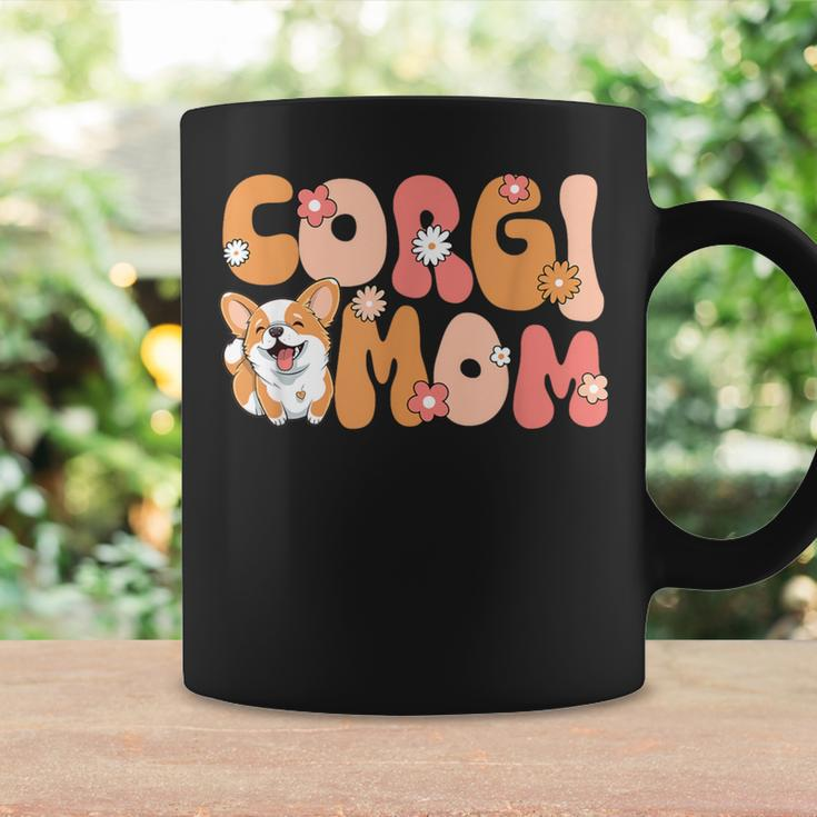 Welsh Corgi Pembroke Groovy World's Best Corgi Mom Coffee Mug Gifts ideas