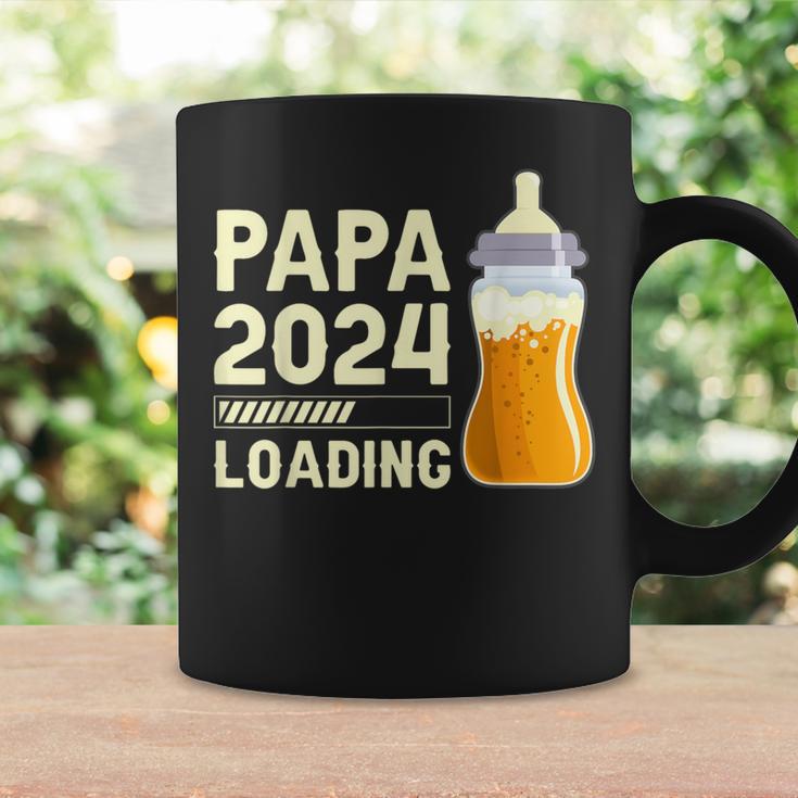 'Werdender Papa Zututkunft Papa Papa 2024 Loading' Tassen Geschenkideen