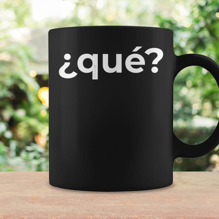 “What Qué” Simple Spanish Word Coffee Mug Gifts ideas