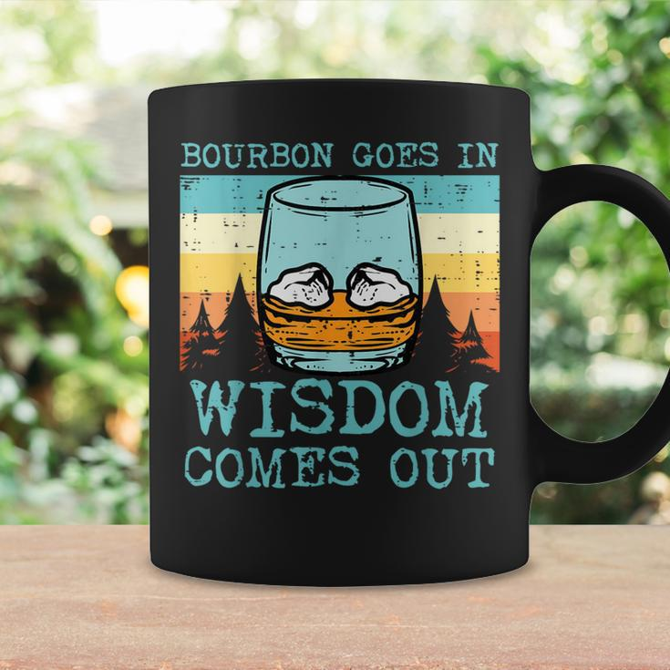 Whiskey Goes In Wisdom Comes Out Fathers Day Dad Coffee Mug Gifts ideas