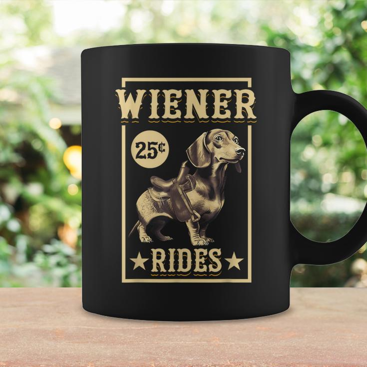 Wiener Rides Dachshund Lover Doxie Weiner Weenie Dog Owner Coffee Mug Gifts ideas