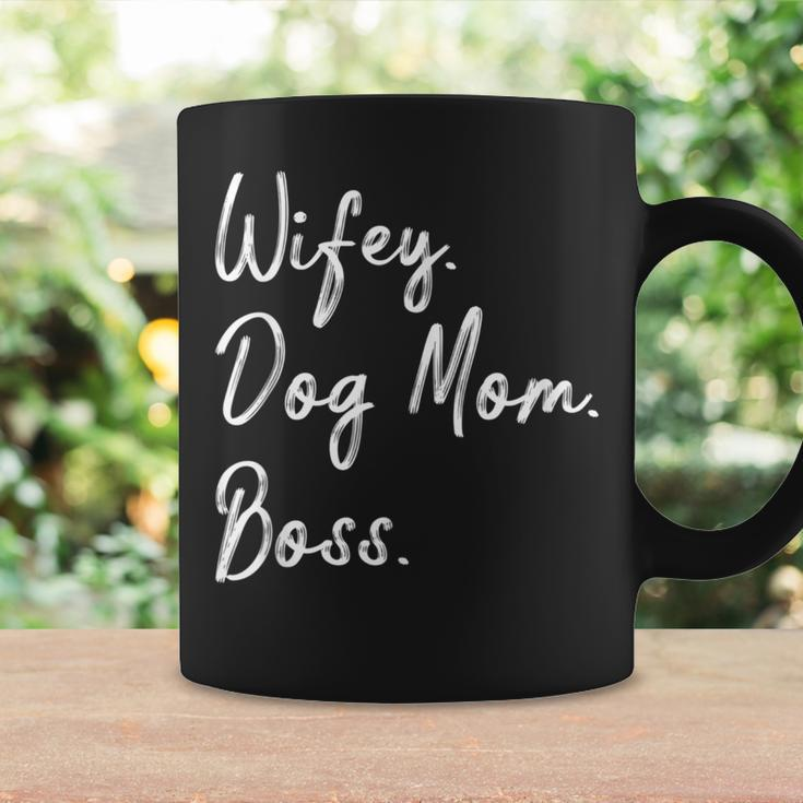Wifey Dog Mom Boss Wife Womens Coffee Mug Gifts ideas