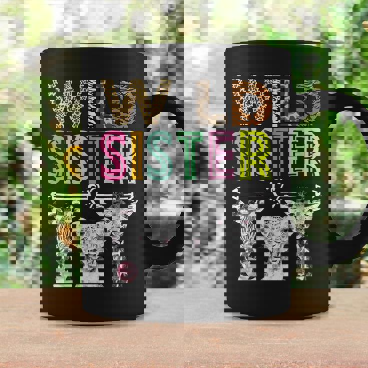 Wild Sister Zoo Theme Birthday Safari Jungle Matching Party Coffee Mug Gifts ideas