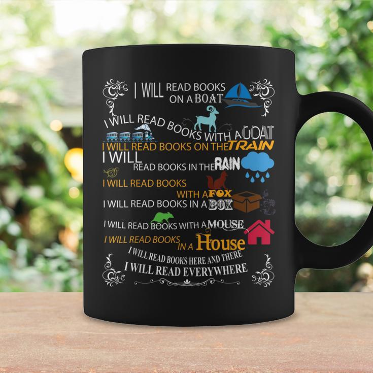 I Will Read Books On A Boat & Everywhere Reading Coffee Mug Gifts ideas