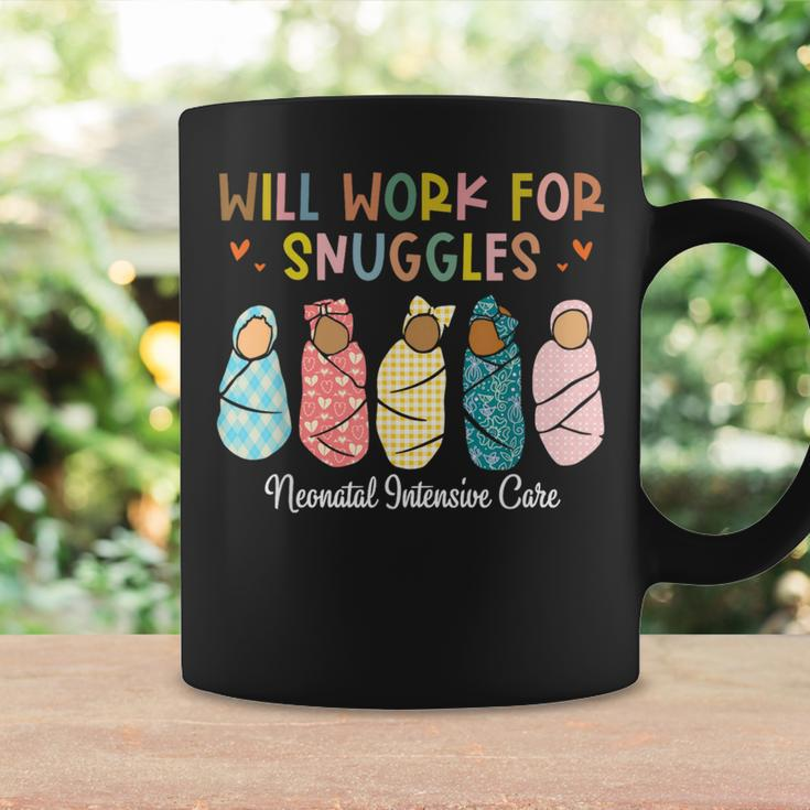 Will Work For Snuggles Neonatal Intensive Care Unit Nurse Coffee Mug Gifts ideas